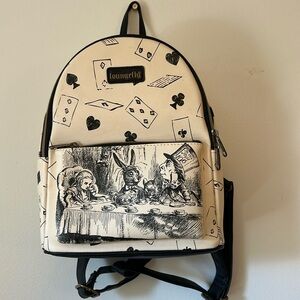 Loungefly Alice in wonderland backpack/wallet